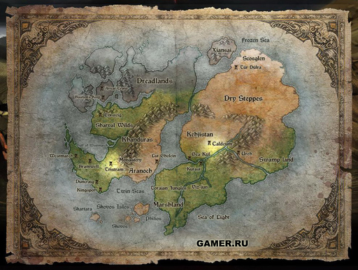 Карта мира Diablo 3